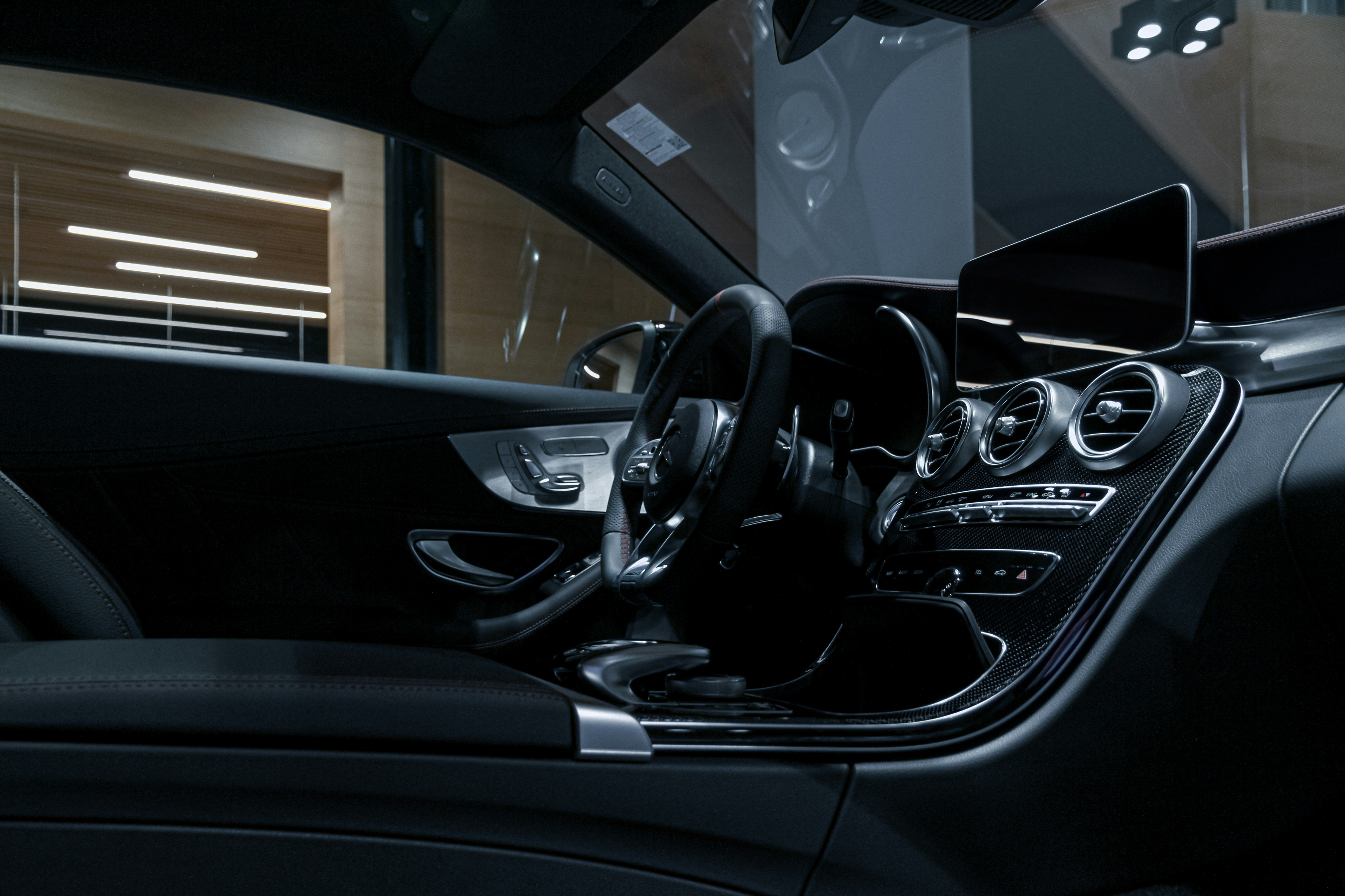 Luxury car interior